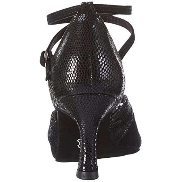 Diamant Donne Scarpe da Ballo 141-087-084, Sala Donna, Nero, 41 1/3 EU