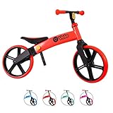 yvolution y flyer scooter ✪ Años de diversión: la altura del asiento y la altura del manillar se pueden ajustar de modo que la bicicleta se desarrolle con sus hijos. Esto lo hace ideal para niños de 3 a 5 años o hasta un peso de 25 kg. El asiento ajustable permite una altura del asiento de aproximadamente 34 a 46 cm.