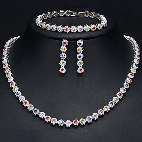 Pulsera conjuntos de joyería nupcial que solucionan el look de novia