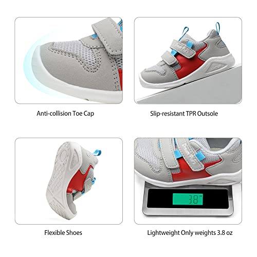 Dream Pairs Toddler Boys Girls Sdfs212K Sneakers Lightweight Tennis Walking Shoes Grey Size 10 Toddler #TOP4