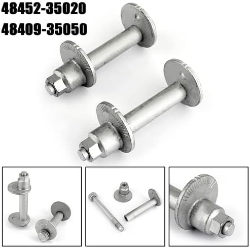 Miniatura 2 de Artudatech Kit de pernos de leva para automóvil, 2 unidades de placa de leva de control inferior para Toyota 4Runner 96-02 Tacoma 95-04