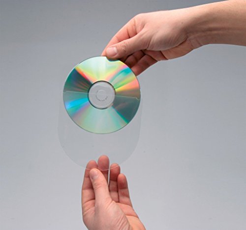 Preisvergleich Produktbild Q-Connect KF27031 CD / DVD-Hüllen selbstklebend klar