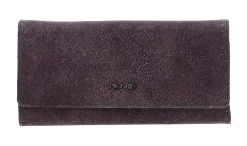 Wallet Picard Lesotho bordeaux violet foncé en cuir haut de gamme - 3
