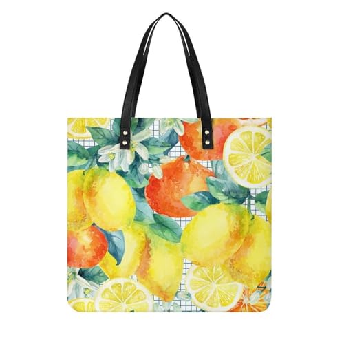 Sac à bandoulière Mangue Citron le grand sac cabas femme contre le manque de place