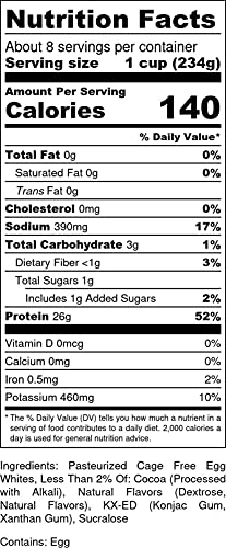 4 Half-Gallons Chocolate Caramel MuscleEgg Liquid Egg Whites (Cage-Free)