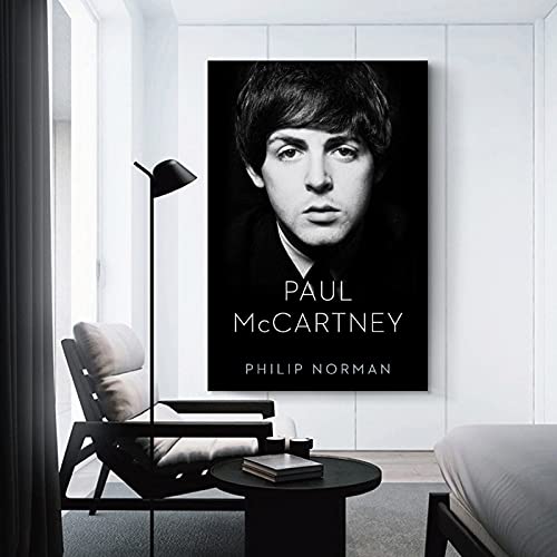 BCYD Paul McCartney Poster sur toile Motif chanceur rock 30 x 45 cm - Les Beatles, Paul McCartney, John Lennon, RIngo Starr, George Harrison BCYD Paul McCartney Poster sur toile Motif chanceur rock 30 x 45 cm – Image 4