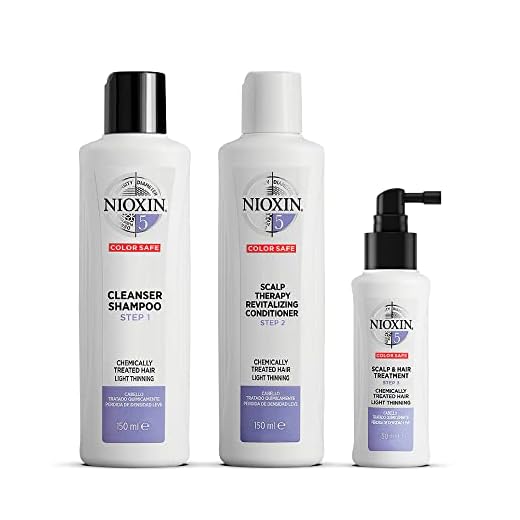 Nioxin system 5 startsats – för kemiskt behandlat hår, 350 ml