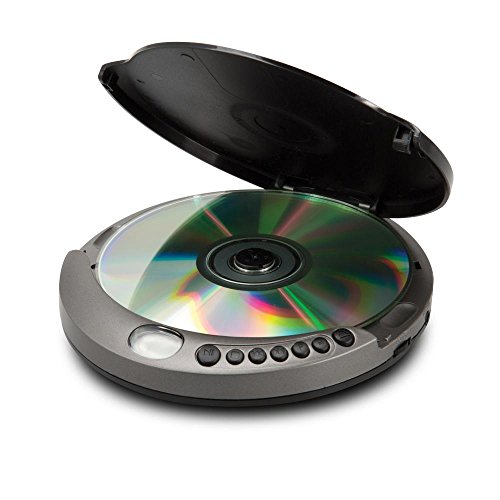 GPX PC807B Personal Portable MP3/CD Player with Anti-Skip Protection with Stereo Earbuds, Black/Gray - Thumbnail 2