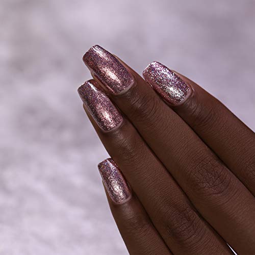 Image of ILNP Olivia - Chocolate-Rose Holographic Ultra Metallic Nail Polish