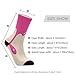 WDdZzyy Fashion Street Graffiti Painting Pink Beige cute crew socks running breathable wicking mens tube socks 2-Pair