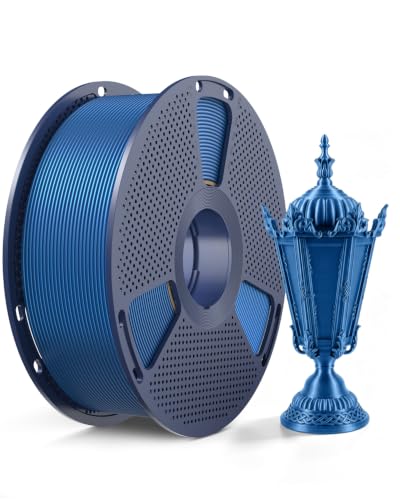 Image of SUNLU Metal PLA Filament 1.75mm Azurite 1KG | Metallic Shiny 3D Printer Filament with Actual Metal Filled, High Gloss Finish, Easy to Print, 2.2lbs Spool for FDM Printers