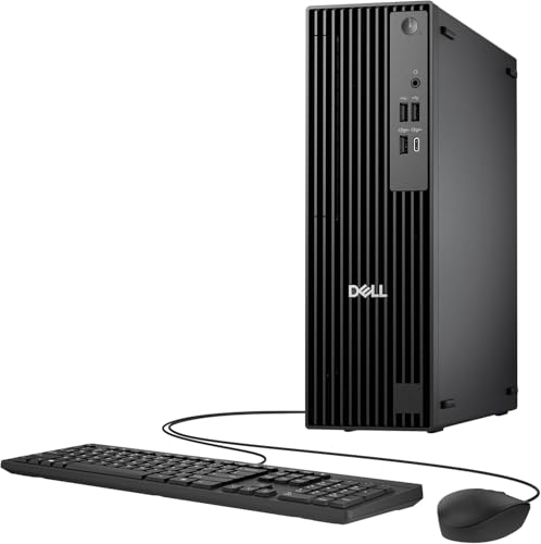 Image of Dell Pro Slim QCS1250 SFF Desktop, New OptiPlex Version, 14th Gen i9-14900K (24 Cores, Up to 6.0GHz), 64GB DDR5 RAM, 4TB PCIe SSD, HDMI+DP, Up to 4 Monitor Support, USB-C, Wi-Fi 6E, Windows 11