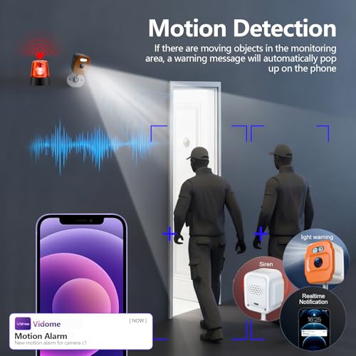 2-Pack 1080P WiFi Security Cameras with Motion Detection - $20.98