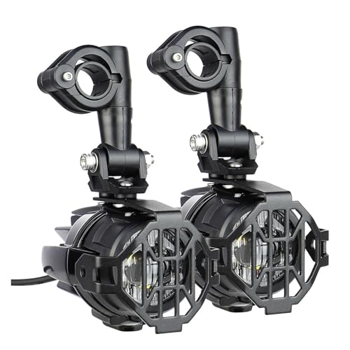 Faros auxiliares LED con protector para moto BMW R1250RT R1200RT