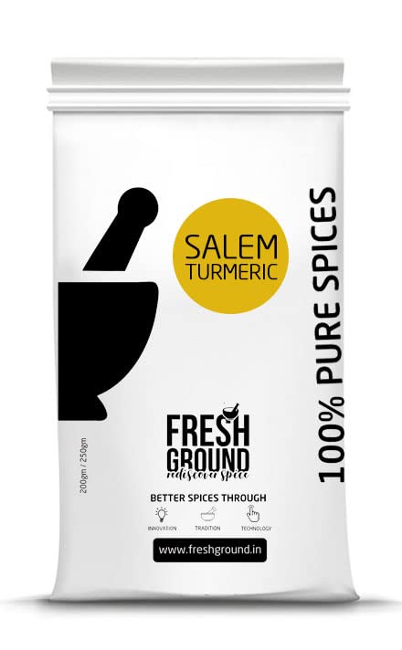 Fresh Ground Turmeric Powder/Haldi Power 250 gm with Zero Adulteration, Pure Curcuma Longa from Salem (Pack of 1) (B0BRJPDNWT) Amazon Price History, Amazon Price Tracker