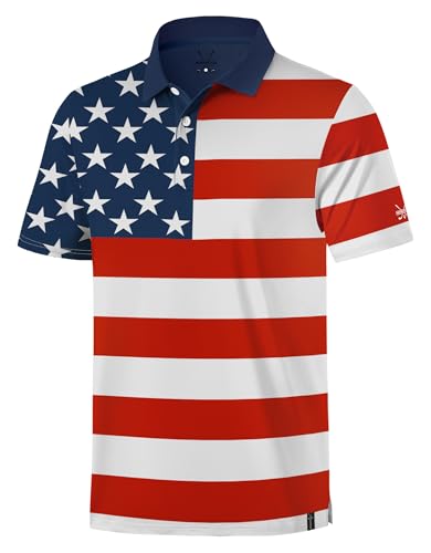 Herberton USA Flag Golf Polo