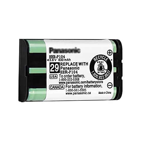 Triangle Power HHR-P104 NI-MH Rechargeable Battery for Panasonic 3.6V 830mAh AAA Battery for Cordless Phones Cover