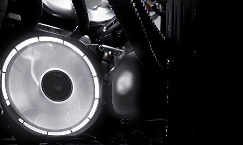 Anidees AI Halo Nebula White Ventola da 140mm PWM