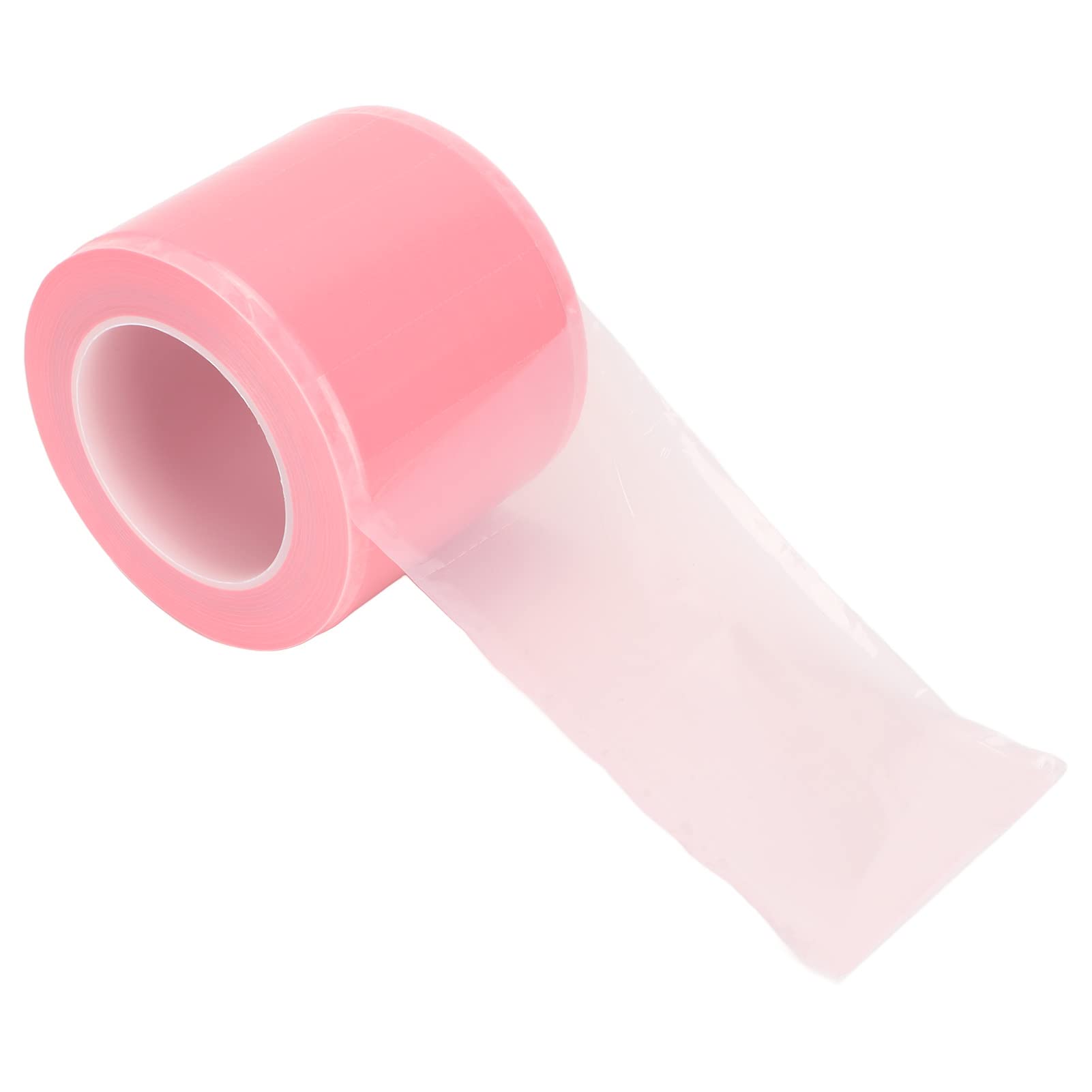 Rouleau de Film Barrière Pratique Facile à Utiliser pour Tatouage Dentaire PE Plastique 1200 Feuilles Film Protecteur Jetable pour Dentaire Ménage (PINK)