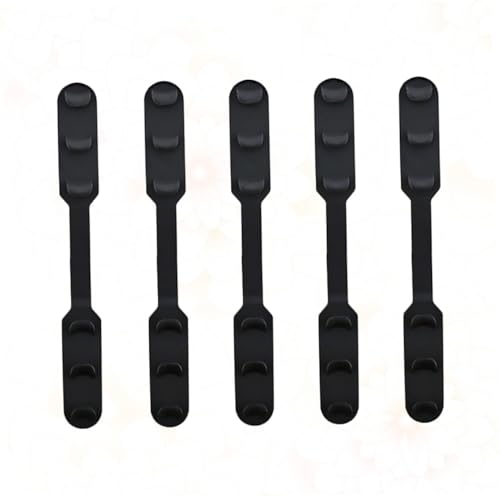 Boucle extension pour masque réglable attache oreille noir 15pcs - 6
