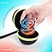 Yoyo K2 Crystal - Professional Responsive Yoyo for Kids Beginners, Dual Purpose Yo Yo for Advanced + Extra Unresponsive Yo-yo Bearing + 12 Yoyo Strings + Storage Bag + Removal Tool ( Blue Orange)