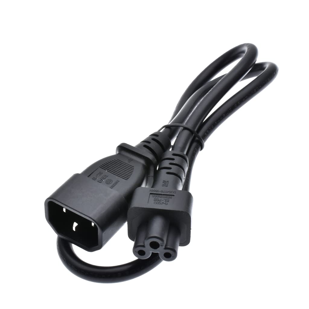 Snapklik.com : Toptekits IEC C14 To C5 Power Cord, IEC 320 C14 Male To ...