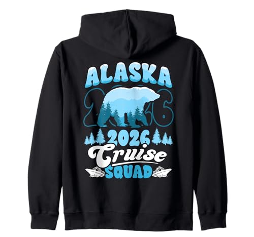 Alaska 2026 Cruise Ship Squad Summer Vacation Trip Matching Sweat à Capuche