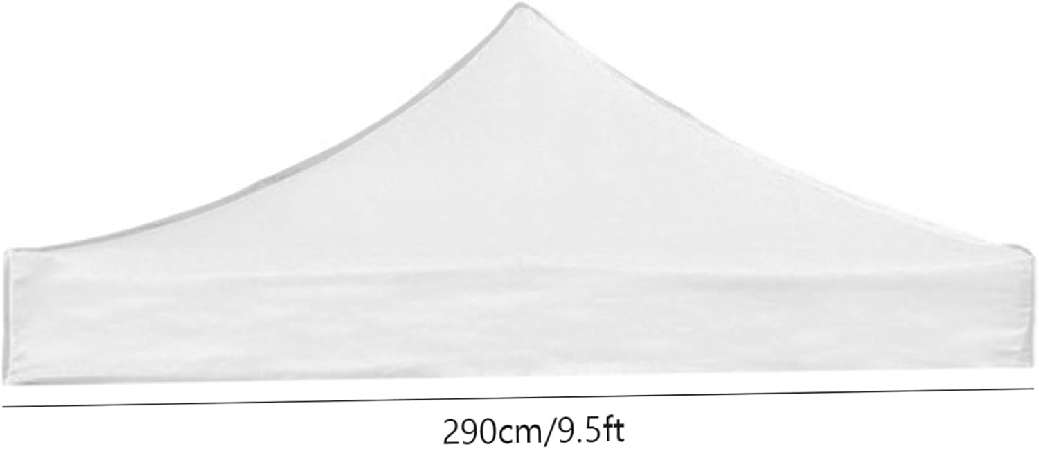 Canopy Replacement Cover 114.17x114.17in 420D Oxford Cloth Waterproof Replacement Gazebo Covers Sunshade Canopy Cover for Outdoor Garden (Top Only)