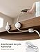 Lamicall Crystal-Clear Cable Clips & Gooseneck Phone Holder for Bed