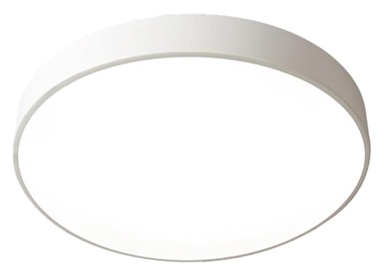 KXEcoLife Ceiling Lamp Lights Color Panel Indoor Easy to Install Flat Cold White Light Lighting Fixture for Study Villa Bedroom Corridor(Blanc,19.7in)