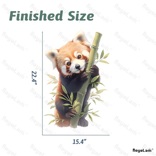 Vinilo Decorativo Pared Panda Rojo Removible Impermeable miniatura 5