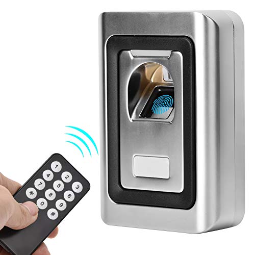 Preisvergleich Produktbild Biometrischer Fingerabdruck Kombinationsschloss, DC 12 V Metall Fingerabdruck Tür Zugriffskontrollsystem 1000 Benutzer, Fernbedienung Türschloss Kit Riegel Zugangskontrollsystem