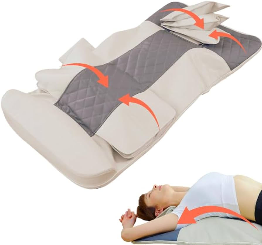 立体エアストレッチマット　エアーマット 折り畳み ストレッチ 温感 軽量 大型 Amazon | 【TVで紹介！】寝ながらストレッチ 立体エアーマット