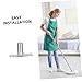 Healeved Floor Brush Accessories Threaded Handle Bracket Adapter for Extendable Broom Handle Replacement Connector Mounting Braces for Household Cleaning 4.13X2.95X1.57 Inches