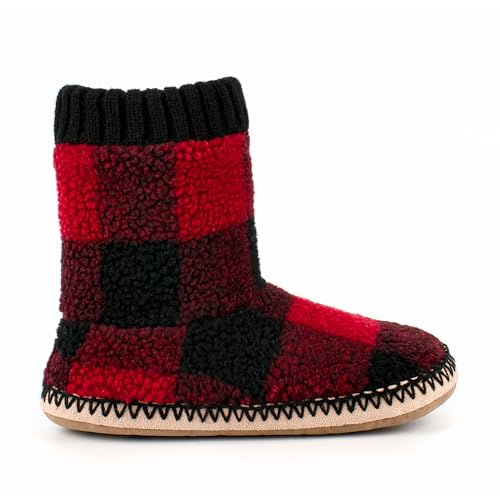 Cozylook Men's Boot Slippers Warm Fuzzy Slippers for Men Indoor Soft Sole Non Slip Size 10-11