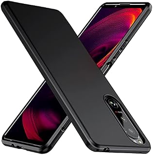 TesRank Sony Xperia 5 III Case, Soft TPU Cover Matte [Anti-scratch] [Anti-fingerprint] for Sony Xperia 5 III-Black
