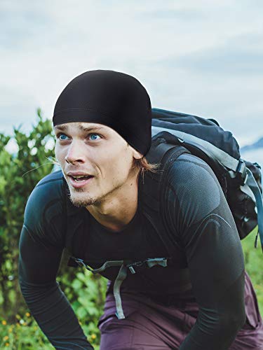 Image of SATINIOR 6 Pieces Unisex Helmet Liner Skull Cap Cooling Cycling Cap Sports Helmet Cap Sweat Wicking Cap