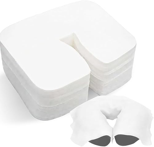 Piashow Lot de 200 lingettes pour le visage pour table de massage, pour table de