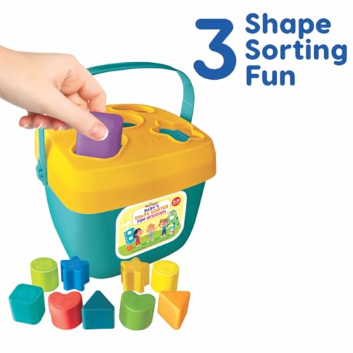 Image of toymate Smart Play 4-in-1 Gift Set - Educational Toddler Toys for 12-36 Months, Shape Sorter, Stacking Rings, Nesting Cups & Pretend Ice Cream Play, Learning Playset for Boys & Girls