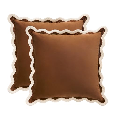MONDAY MOOSE Decorative Throw Pillow Covers Cushion Cases, Set of