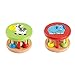 WFF Spielzeug Holz-Baby-Handglocke Rattle Spielzeug Glocke Junge und Mädchen Neugeborene Baby-Grasp Ausbildung Spielzeug zu Beruhigen hörende Kinder Lernspielzeug (Color : Zebra+Elephant)