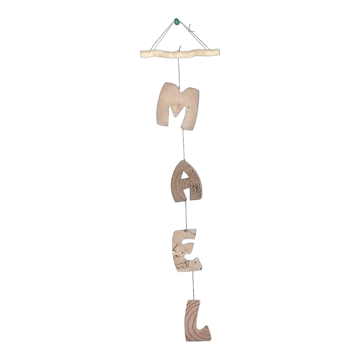 Prénom personnalisé en bois massif naturel pour chambre d'enfant, cadeau de naissance personnalisé, lettres en bois, prénom pour porte de chambre