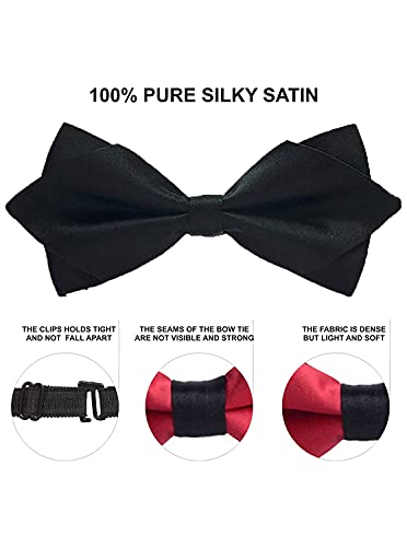 Image of Tuxedo Neck bow tie for Infants,Kids,Toddlers, Boys,Men - Hand sewn & Handcrafted