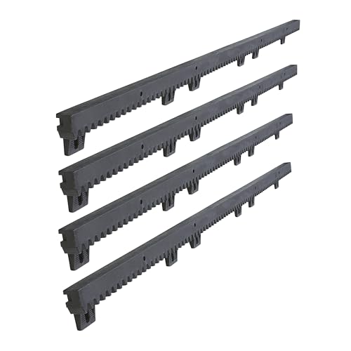 ALEKO Driveway Sliding Gate Opener Gear Racks | Nylon Gear Racks for Operator | 3.3 Foot Racks Set of 4 | Total 13 Feet | 4NGRACK33