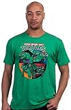 Ann Arbor T-shirt Co. Normal Healthy Adult Turtles | Funny Ninja Humor 90s Teenage Joke Men Women Mutant T-Shirt (Adult, M) Vintage Green