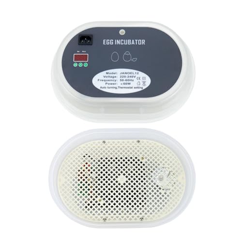 Gralara Incubadora de ovos para chocar pintinhos Incubadora automática de virar ovos Pequena incubad