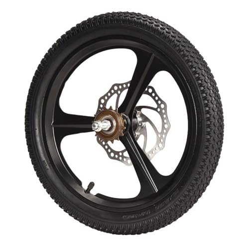Image of 12/14/16/18/20/22inch 3-Spoke Mountain Bike Wheel With Outer Tire Magnesium Alloy Rim Front 95mm Rear 115mm Disc Brake Hubs W/160mm Rotor(Rear Wheel,22'')