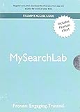 MySearchLab Student Access Code with Pearson eText ISBN 0205239927