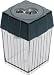 Produktbild Doppel-Dosenbleistiftspitzer, 7,8 und 11mm ø, Farbe Spitzer silber, schwarz