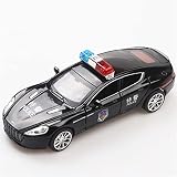 APLIQE Scale Model Vehicles for Aston Martin Police Metal Toy Alloy Super Miniature Model Children's